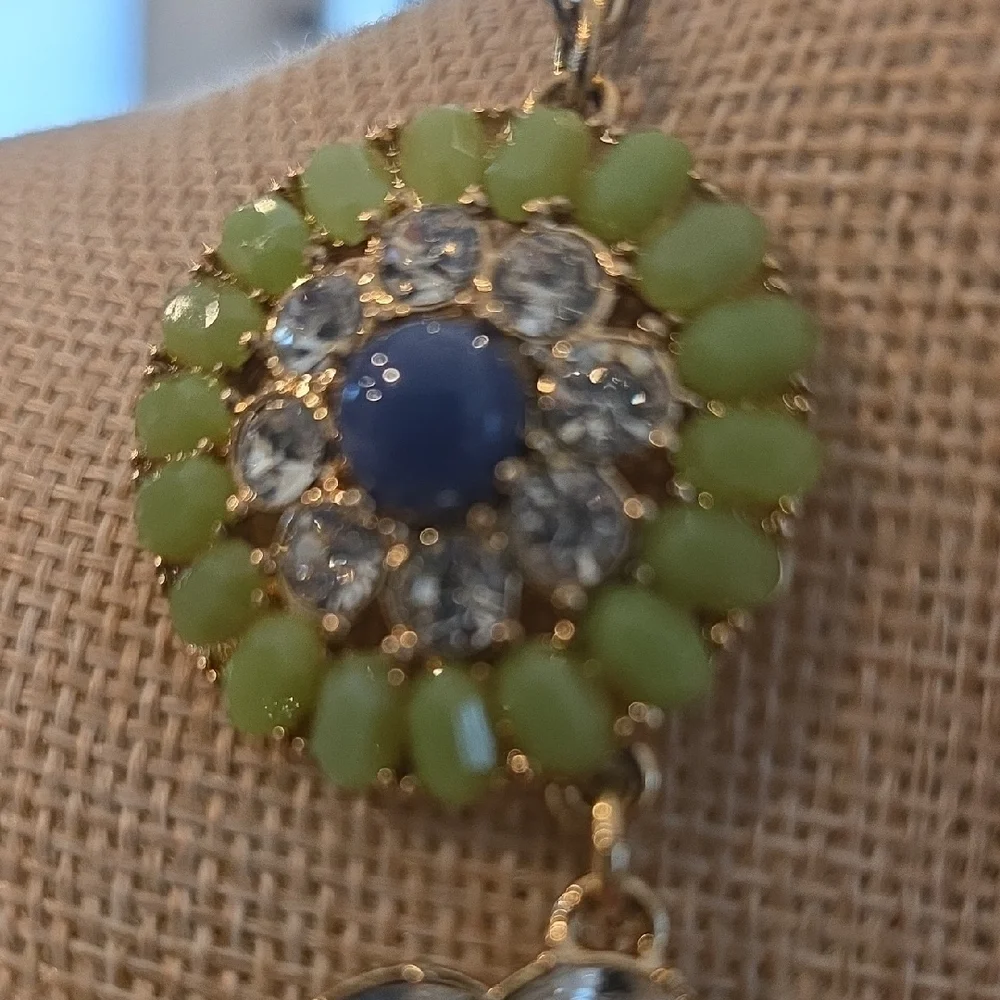 Susan Graver Floral Multi-Color Statement Necklace - Picture 6 of 7